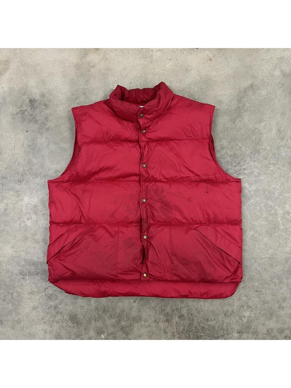 Vintage L.L.Bean Red Puffer Vest Packable